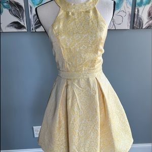 Disney Beauty and the Beast yellow semi formal dress